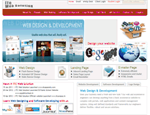 Tablet Screenshot of itcwebsolution.com